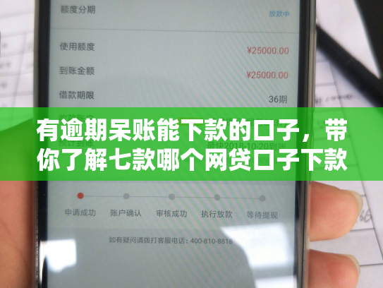 有逾期呆账能下款的口子，带你了解七款哪个网贷口子下款快