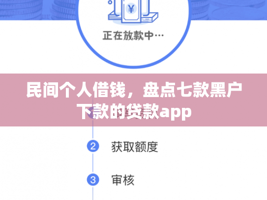 民间个人借钱，盘点七款黑户下款的贷款app