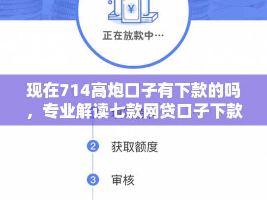 现在714高炮口子有下款的吗，专业解读七款网贷口子下款图片