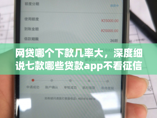 网贷哪个下款几率大，深度细说七款哪些贷款app不看征信好下款