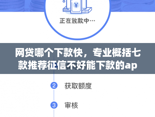网贷哪个下款快，专业概括七款推荐征信不好能下款的app