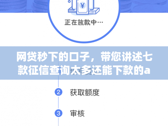 网贷秒下的口子，带您讲述七款征信查询太多还能下款的app
