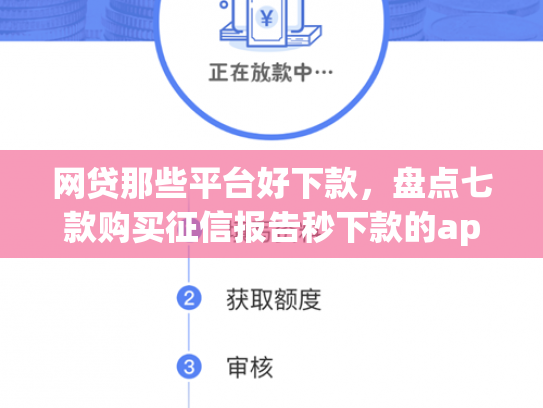 网贷那些平台好下款，盘点七款购买征信报告秒下款的app