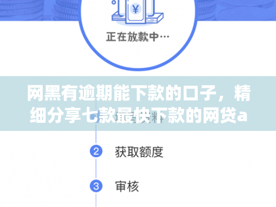 网黑有逾期能下款的口子，精细分享七款最快下款的网贷app不要征信
