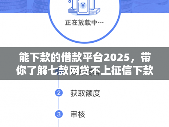 能下款的借款平台2025，带你了解七款网贷不上征信下款快的有