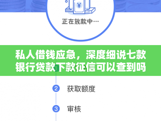 私人借钱应急，深度细说七款银行贷款下款征信可以查到吗