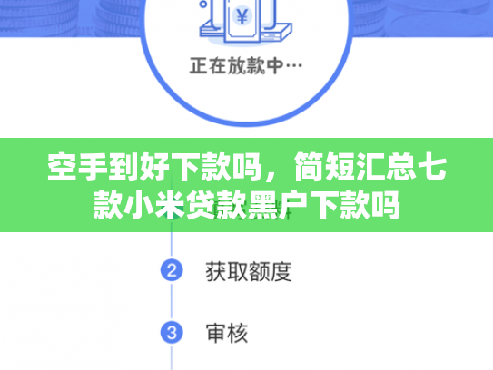 空手到好下款吗，简短汇总七款小米贷款黑户下款吗