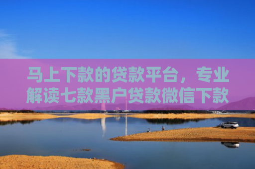 马上下款的贷款平台，专业解读七款黑户贷款微信下款怎么办