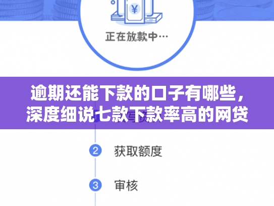 逾期还能下款的口子有哪些，深度细说七款下款率高的网贷口子及贷