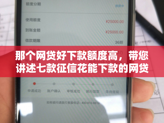 那个网贷好下款额度高，带您讲述七款征信花能下款的网贷 2025