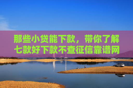 那些小贷能下款，带你了解七款好下款不查征信靠谱网贷
