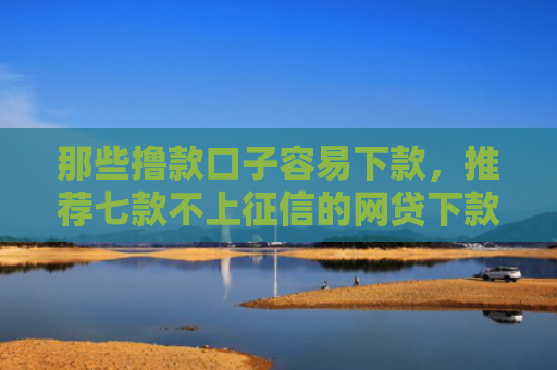 那些撸款口子容易下款，推荐七款不上征信的网贷下款容易