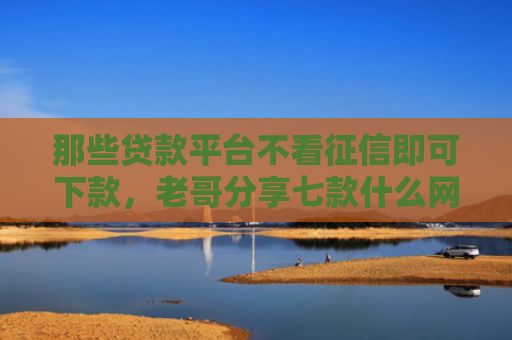 那些贷款平台不看征信即可下款，老哥分享七款什么网贷不查征信好下款5000