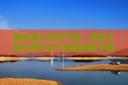 那些黑口子好下款，带你了解七款可以下款的网贷不看征信