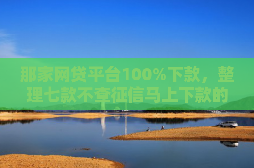 那家网贷平台100%下款，整理七款不查征信马上下款的网贷