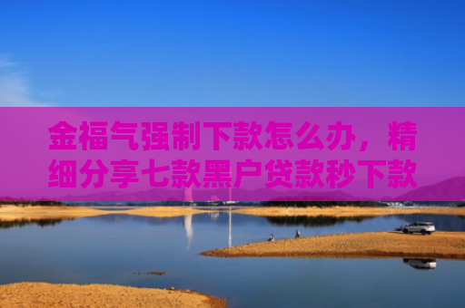 金福气强制下款怎么办，精细分享七款黑户贷款秒下款退款