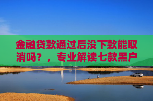金融贷款通过后没下款能取消吗？，专业解读七款黑户大额贷款分期下款