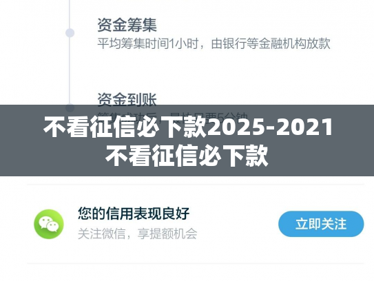 不看征信必下款2025-2021不看征信必下款