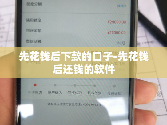 先花钱后下款的口子-先花钱后还钱的软件