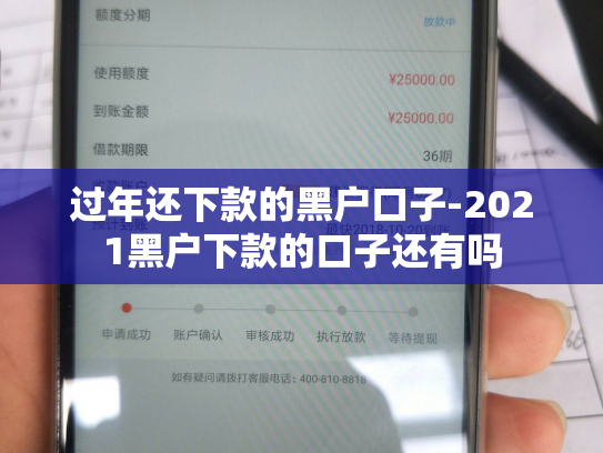 过年还下款的黑户口子-2021黑户下款的口子还有吗