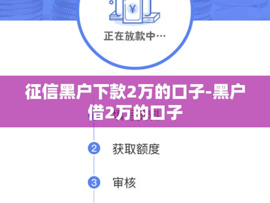 征信黑户下款2万的口子-黑户借2万的口子