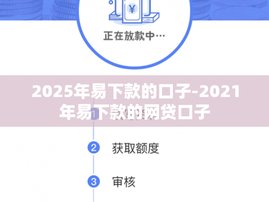 2025年易下款的口子-2021年易下款的网贷口子