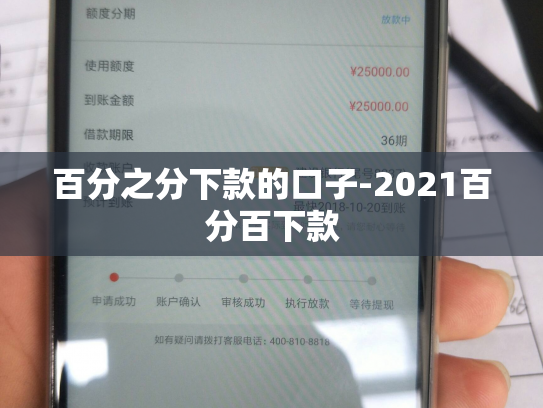 百分之分下款的口子-2021百分百下款