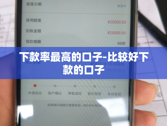 下款率最高的口子-比较好下款的口子